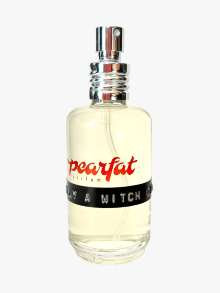 Pearfat Only a Witch Cat Eau de Parfum in branded component on a light gray background