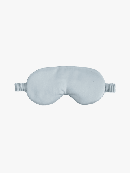 Quince Mulberry Silk Beauty Sleep Mask in branded component on a light gray background